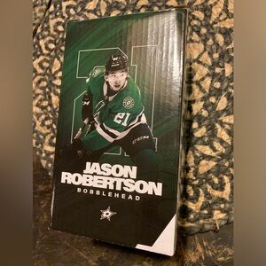 New in box Dallas Stars NHL Jason Robertson bobble head figurine. Go Stars!!!